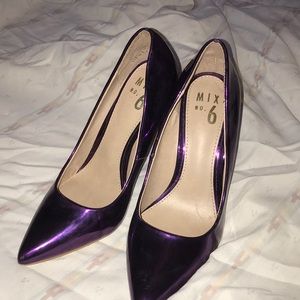Women’s purple mix no.6 “dignity heels”